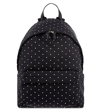 Shop Givenchy Cross Backpack In Black/white