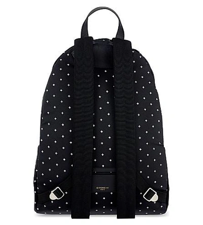 Shop Givenchy Cross Backpack In Black/white