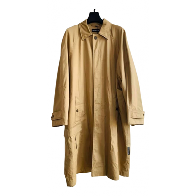 Pre-owned Balenciaga Trenchcoat In Beige