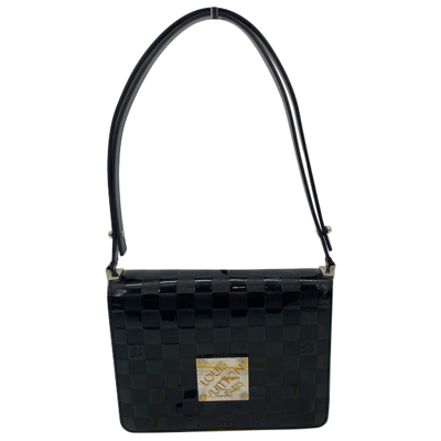 Louis Vuitton - Authenticated Cabaret Handbag - Patent Leather Black For Woman, Good condition