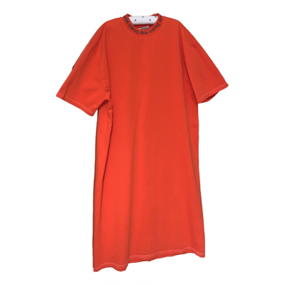 ACNE STUDIOS Pre-owned Maxi Dress In Orange