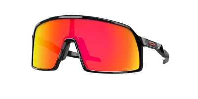 Shop Oakley Sutro S Prizm Ruby Shield Mens Sunglasses Oo9462 946209 28 In Black / Ruby