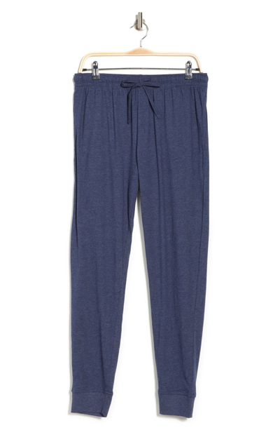 Shop Mister Lounge Drawstring Pajama Jogger Pants In Indigo Heather