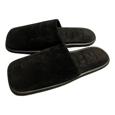 Pre-owned Khaite Sandals In Black