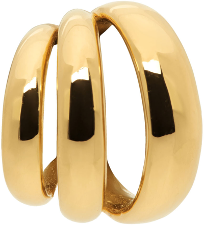Shop Sophie Buhai Gold Triple Ear Cuff In 18k Gold Vermeil