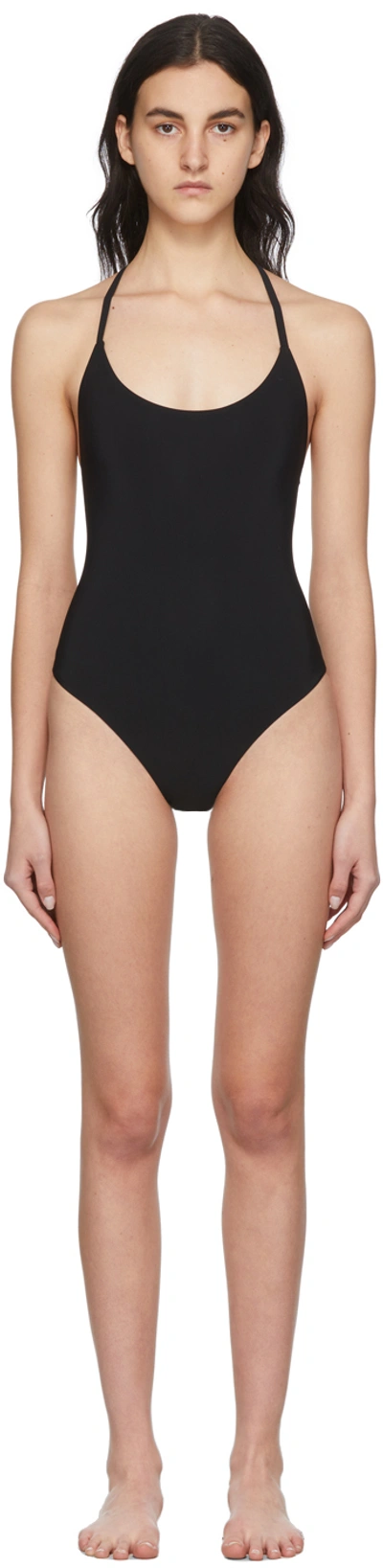 Shop Lido Black Uno One-piece Swimsuit
