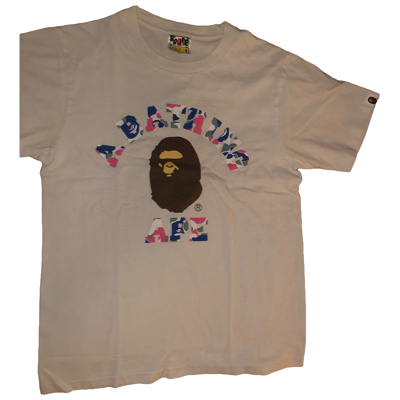 Pre-owned A Bathing Ape T-shirt In White | ModeSens