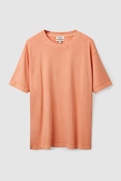 Shop Cos Relaxed-fit T-shirt In Orange