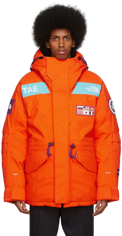 The North Face Orange Down Trans antarctica Expedition Jacket