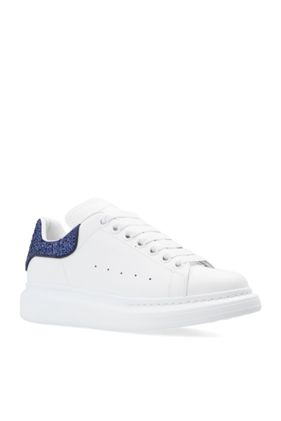 Shop Mcq By Alexander Mcqueen Women's White Leather Sneakers