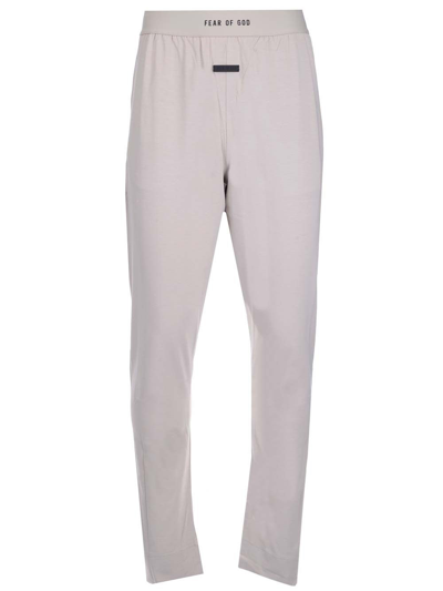 Shop Fear Of God Men's White Other Materials Pants