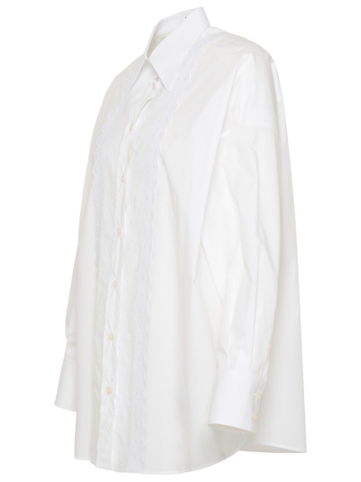 Shop Dolce E Gabbana Women's White Cotton Shirt