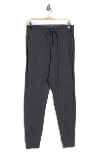Shop Mister Lounge Drawstring Pajama Jogger Pants In Black Heather