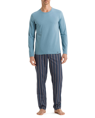 Shop Hanro Men's Night Day Striped Lounge Pants In Warm Earth Stripe