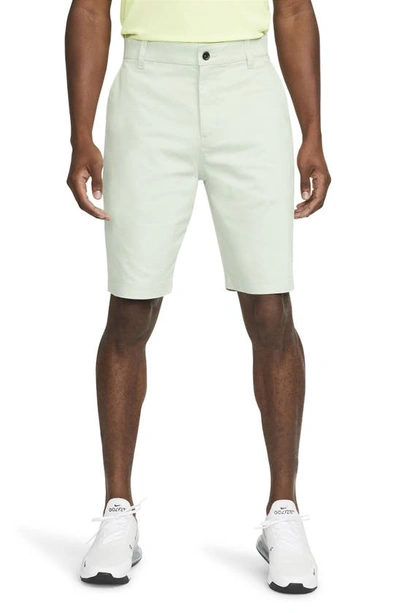 Shop Nike Dri-fit Uv Flat Front Chino Golf Shorts In Seafoam
