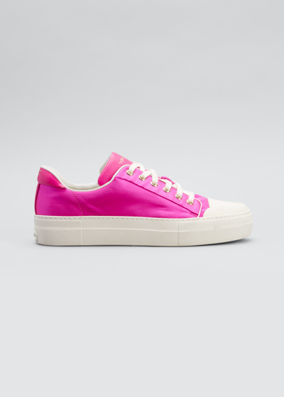 Shop Tom Ford City Grace Low-top Fashion Sneakers In Hot Pink