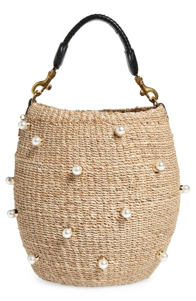 Clare V. Pot De Miel Basket Bag - Neutrals Bucket Bags, Handbags
