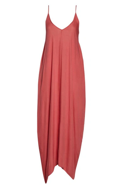 Shop Elan V-back Cover-up Maxi Dress In Rose