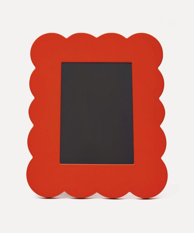 Addison Ross Pink Lacquer 5x7' Photo Frame In Orange