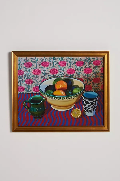 Shop Artfully Walls Oranges & Avocados Wall Art In Assorted