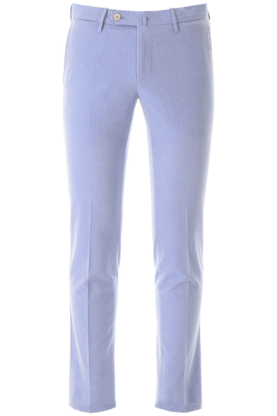 Shop Pt01 Super Slim Cut Trousers In Blue