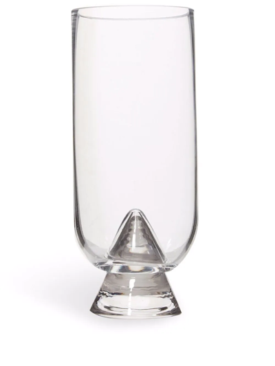 Shop Aytm Glacies Glass Vase In White