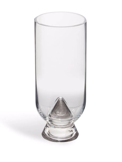 Shop Aytm Glacies Glass Vase In White