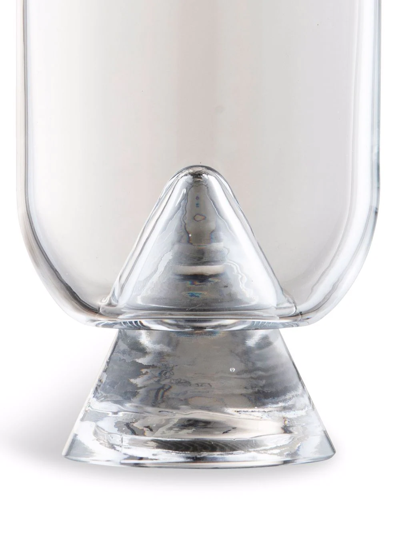 Shop Aytm Glacies Glass Vase In White