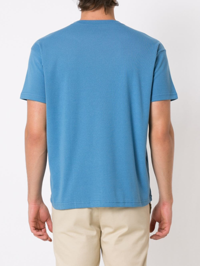 Shop Osklen Pure Form Crewneck T-shirt In Blue