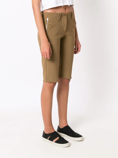 Gloria Coelho Knee-length Bermuda Shorts In Brown