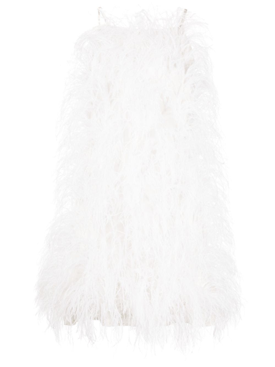 Shop Cult Gaia Shannon Feather Dress In White