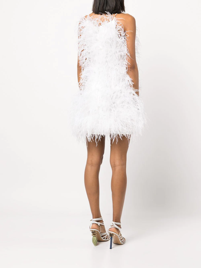 Shop Cult Gaia Shannon Feather Dress In White