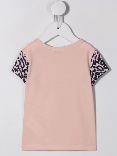 Shop Kenzo Tiger-print Cotton T-shirt In Pink