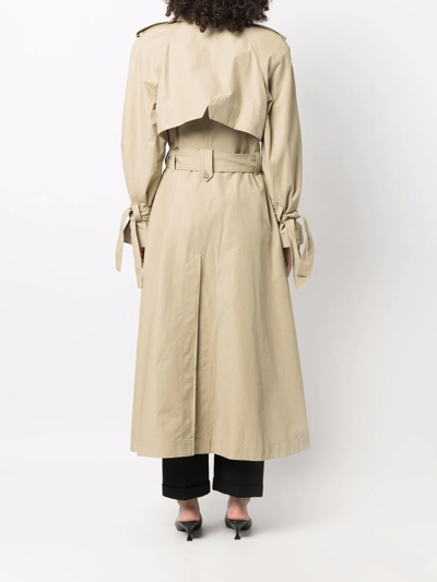 Dorothee Schumacher Classic Ease Cotton-blend Trench Coat In Neutrals