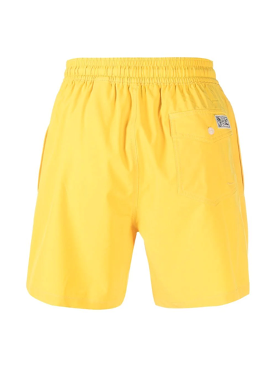 Polo Ralph Lauren Men's Traveler Swim Costume In Yellow