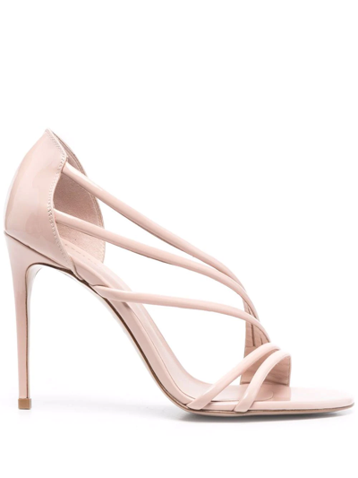 Shop Le Silla Scarlet 110mm Sandals In Nude