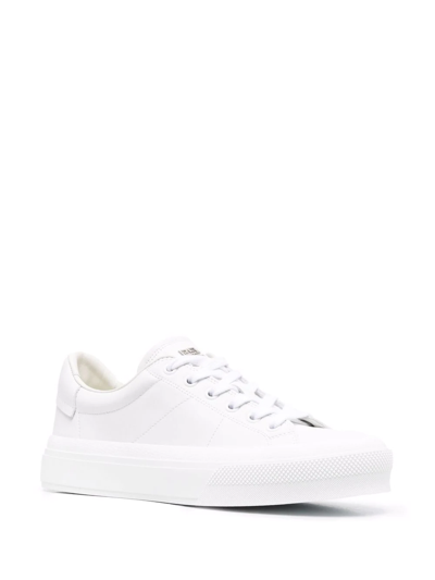 Shop Givenchy 4g Low-top Sneakers In Weiss