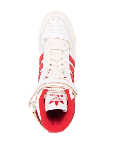 Shop Adidas Originals Forum 84 Hi-top Sneakers In White