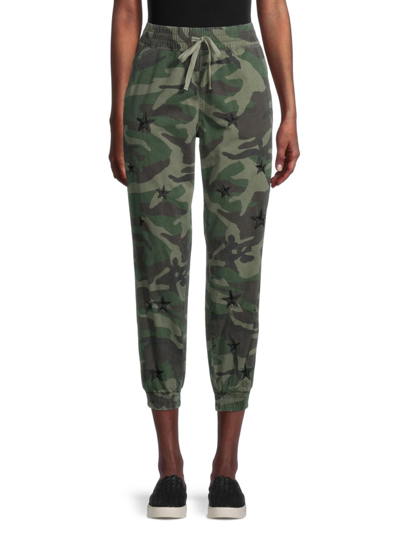Shop Driftwood Women's Star-embroidery Camo Joggers