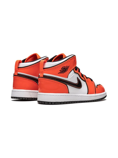 Shop Jordan 1 Mid Se "turf Orange" Sneakers