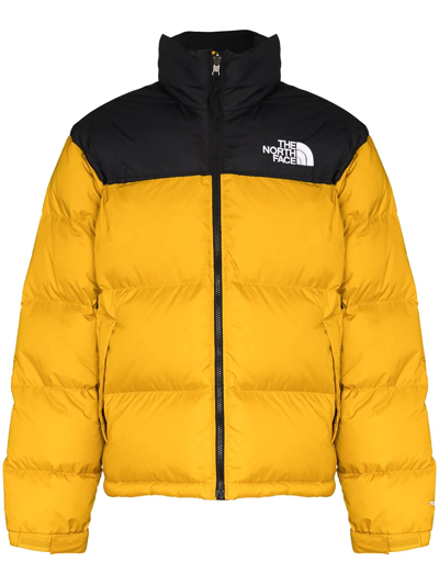 Shop The North Face 1996 Nuptse Retro Puffer Jacket In Yellow