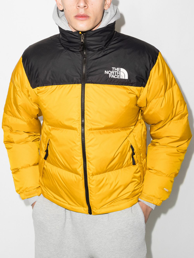 Shop The North Face 1996 Nuptse Retro Puffer Jacket In Yellow