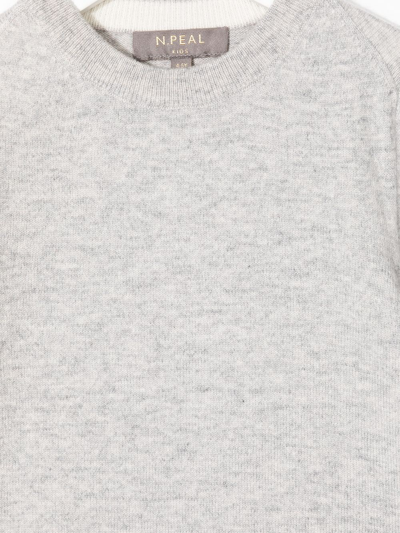 Shop N•peal Organic Cashmere Sweatshirt In Grey