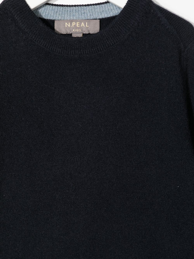 Shop N•peal Organic Cashmere Sweatshirt In Black