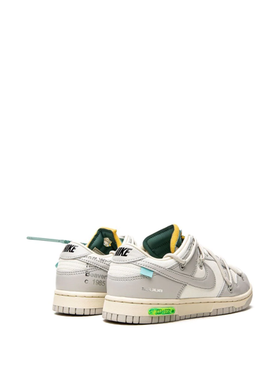 Shop Nike X Off-white Dunk Low "lot 42" Sneakers In Neutrals