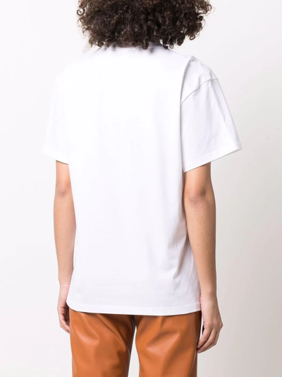 Shop Jw Anderson Anchor Logo-patch T-shirt In White