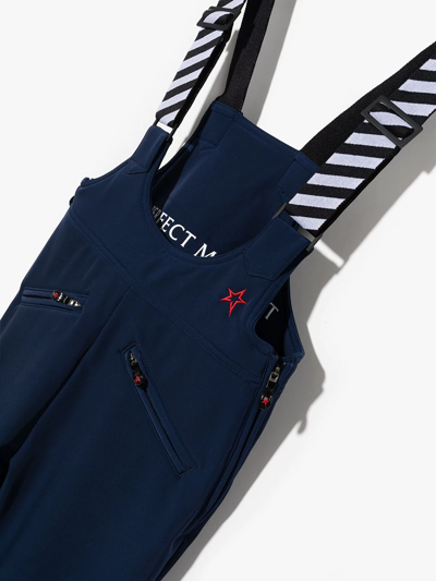 Shop Perfect Moment Flared Ski Dungarees In Blue