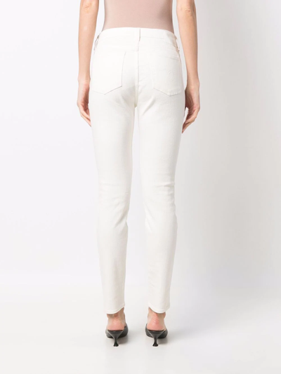 Shop R13 Slim Cut Jeans In White