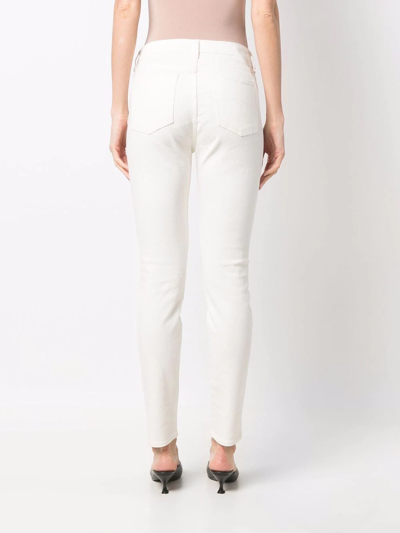 R13 Skinny Boyfriend Jeans In White