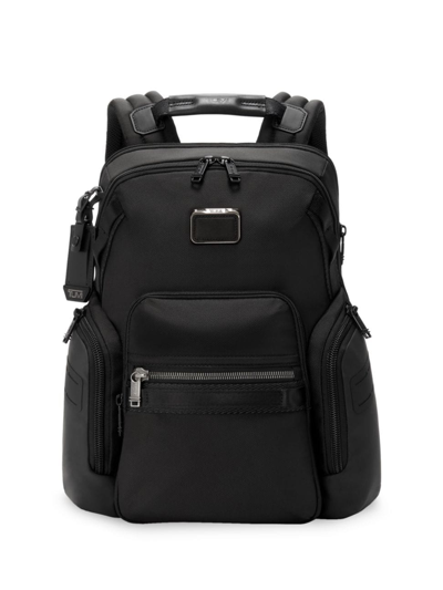 Shop Tumi Men's Alpha Bravo Navigation Backpack In Black